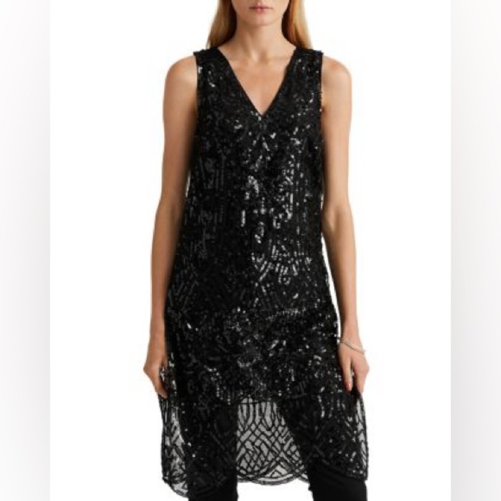Ralph Lauren sequin tunic. Size 6